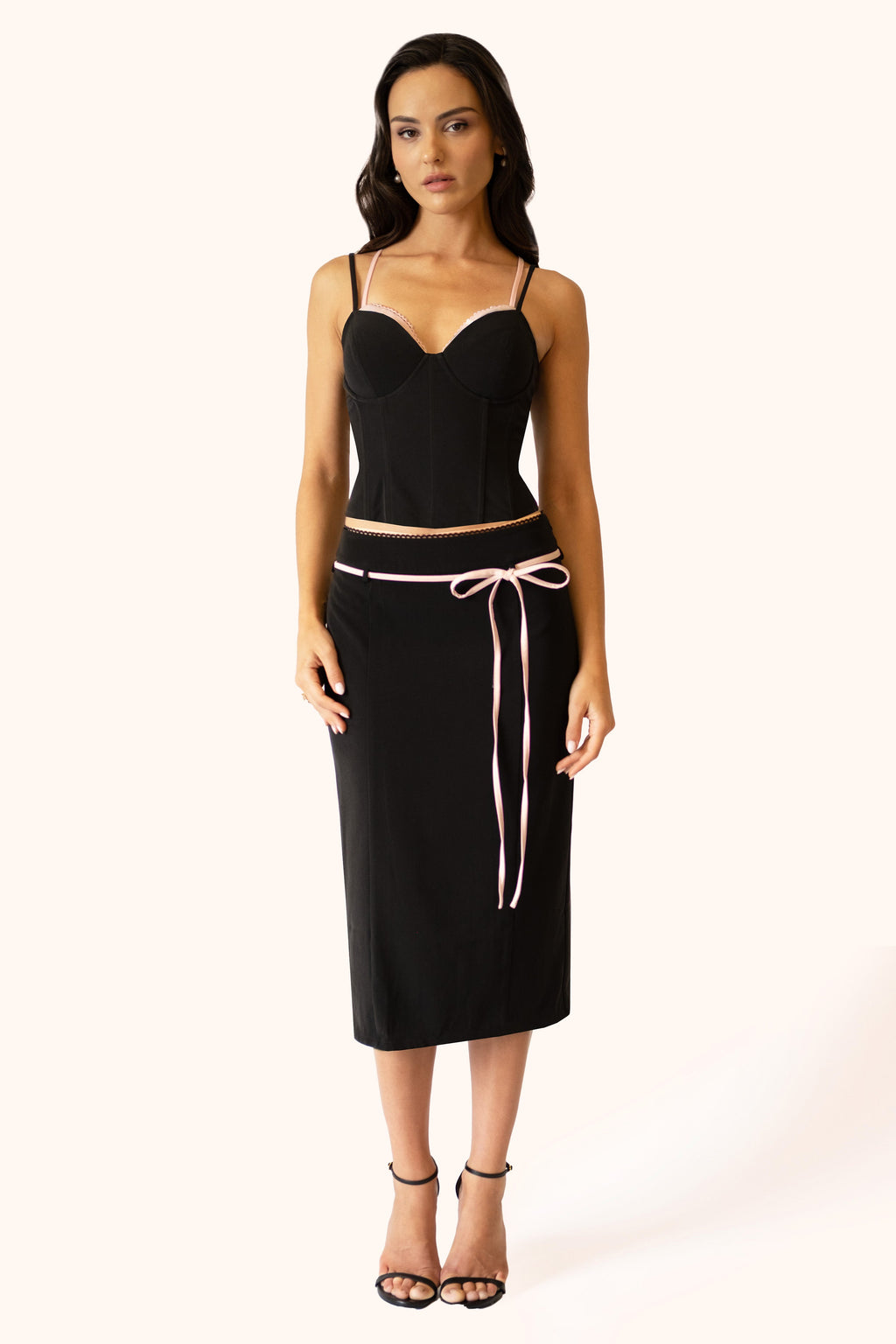 Carolyn Midi Skirt - Full look