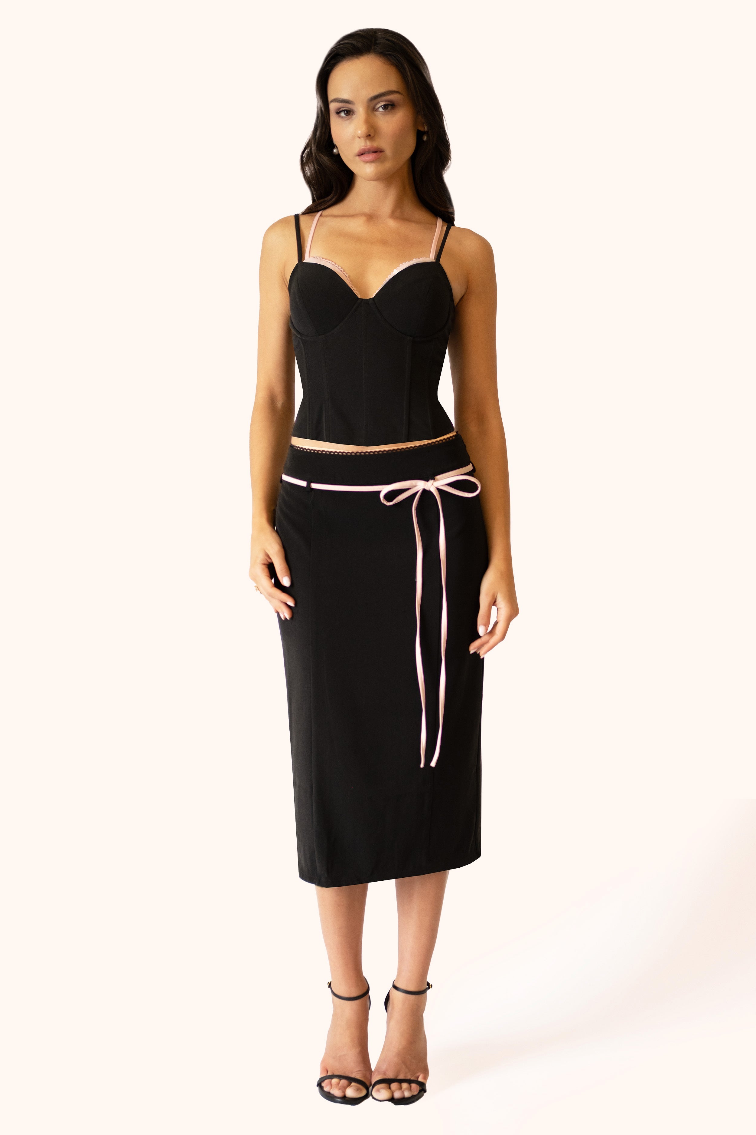 Carolyn Midi Skirt - Full look